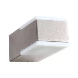   PREZENT 63009 TECRA II. Modern Kültéri Fali Lámpa Matt Fehér, Ezüst, Szürke LED IP44