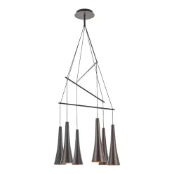   PREZENT 64412 MADERA Többágú Függesztett Lámpa Kávé, Réz LED IP20