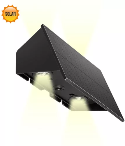 PREZENT 65289 SLADA Modern Kültéri Fali Lámpa Fekete LED IP44