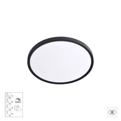   PREZENT 70325 TRIMO II. Kerek Mennyezeti Lámpa Fehér, Fekete LED IP20