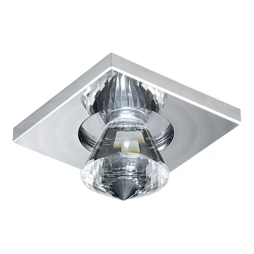 PREZENT 71016 ELEGANT Kristály Spot Lámpa Króm, Átlátszó LED IP20