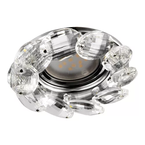 PREZENT 71073 Crystals Kristály Spot Lámpa Króm, Átlátszó GU10 IP20