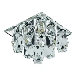   PREZENT 71075 CRYSTAL Kristály Spot Lámpa Króm, Tükör, Átlátszó G9 IP20