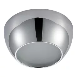   PREZENT 71086 ELEGANT BATHROOM Kerek Mennyezeti Lámpa Króm, Fagyasztott Üveg GU10 IP20