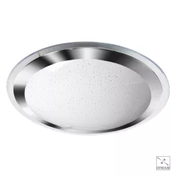   PREZENT 71301 FLUO Ufo Lámpa Fehér, Króm, Átlátszó LED IP20
