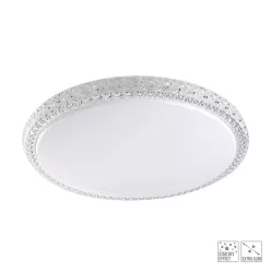PREZENT 71312 AMBIA Ufo Lámpa Fehér, Átlátszó LED IP20