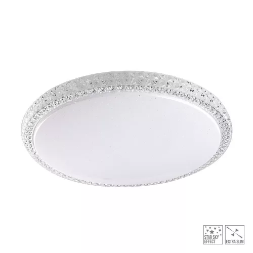 PREZENT 71312 AMBIA Ufo Lámpa Fehér, Átlátszó LED IP20