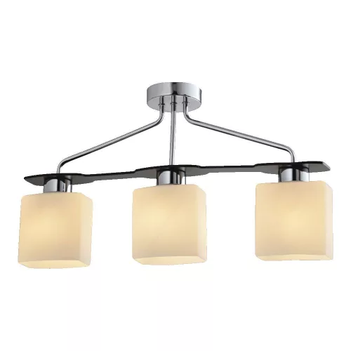 PREZENT 75458 FIRENZA Mennyezeti Csillár Fehér, Króm, Wenge E27 IP20
