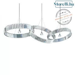függesztett lámpa króm színű vázzal és kristály testtel beltéri használatra patrizia_volpato-9252-s40 - moretti.hu