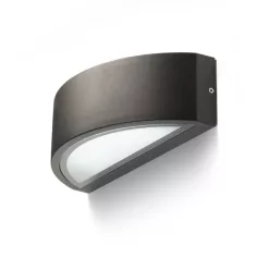 RENDL LESA fali lámpa fekete 230V LED E27 26W IP54