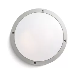   RENDL SONNY mennyezeti lámpa ezüstszürke 230V LED E27 2x15W IP54