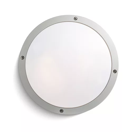 RENDL SONNY mennyezeti lámpa ezüstszürke 230V LED E27 2x15W IP54