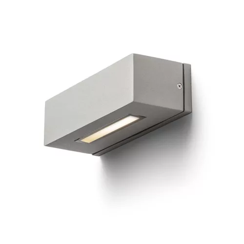 RENDL WOOP fali lámpa ezüstszürke 230V R7s 78mm 12W IP54