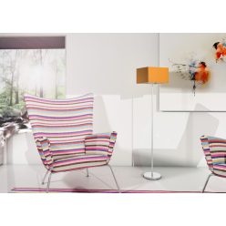   RENDL TEMPO 30/19 lámpabúra Chintz narancssárga/fehér PVC max. 23W