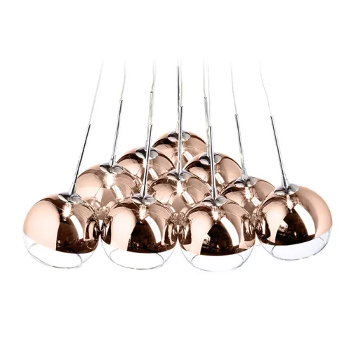 RENDL R11706 ASTRAL Többágú Függesztett Lámpa Átlátszó Üveg IP20