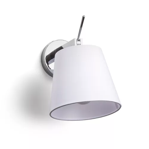 RENDL JERSEY fali lámpa fehér króm 230V LED E27 15W