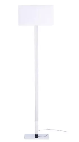 RENDL PLAZA állólámpa fehér króm 230V LED E27 15W