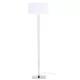 RENDL PLAZA állólámpa fehér króm 230V LED E27 15W