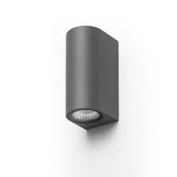 RENDL ZACK II antracitszürke 230V LED 2x3W 58° IP54 3000K