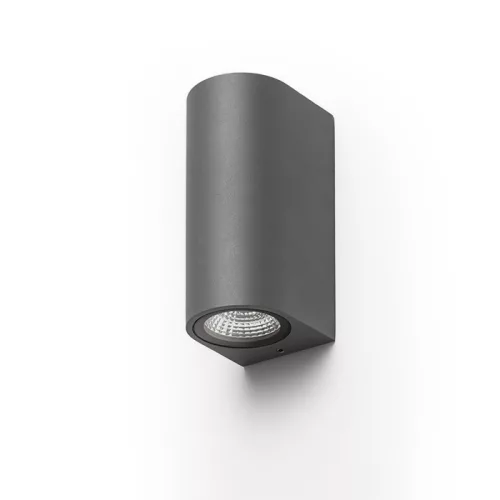 RENDL ZACK II antracitszürke 230V LED 2x3W 58° IP54 3000K