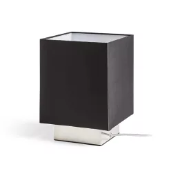 RENDL MONACO asztali lámpa fekete króm 230V LED E27 15W
