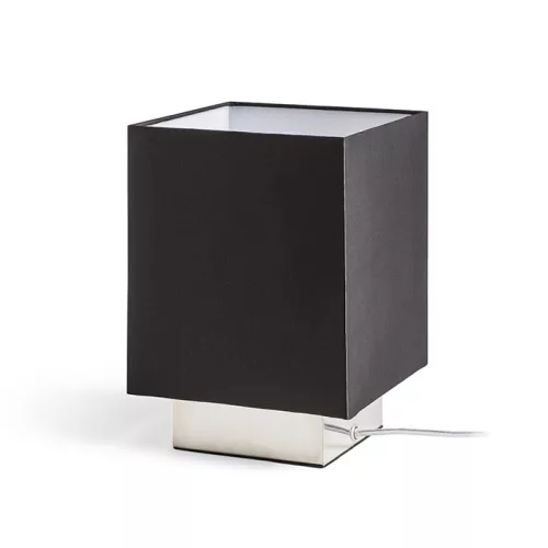 RENDL MONACO asztali lámpa fekete króm 230V LED E27 15W