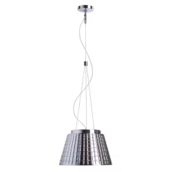   RENDL R12055 CORONA Ernyős Függesztett Lámpa Krómozott ÜvegIP20