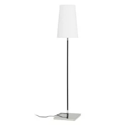 RENDL LULU állólámpa fehér/fekete króm 230V LED E27 8W