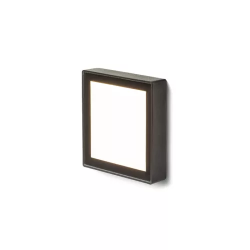 RENDL DEJAVU SQ 9 süllyesztett lámpa fekete 230V LED 3.5W IP65 3000K