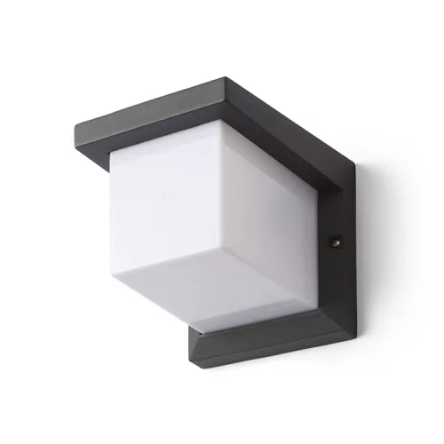 RENDL HIDE SQ fali lámpa antracit 230V LED E27 15W IP44