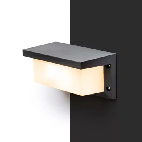 RENDL HIDE RC fali lámpa antracit 230V LED E27 15W IP54