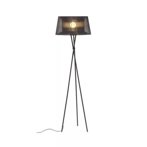 RENDL BOULOGNE állólámpa fekete 230V LED E27 15W