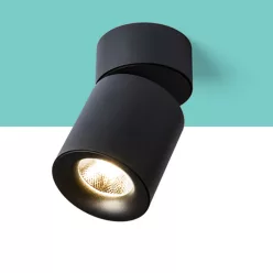 RENDL CONDU mennyezeti lámpa fekete 230V LED 20W 24° 3000K