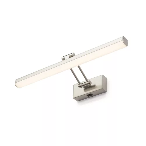 RENDL SWING képmegvilágító szálcsiszolt alumínium 230V LED 8W 3000K