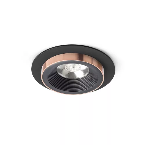 RENDL SHARM R I süllyesztett lámpa fekete/fekete réz 230V LED 10W 24° 3000K