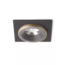  RENDL SHARM SQ I süllyesztett lámpa barna/gyöngyházarany 230V LED 10W 24° 3000K