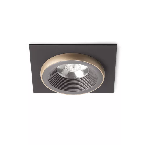 RENDL SHARM SQ I süllyesztett lámpa barna/gyöngyházarany 230V LED 10W 24° 3000K