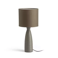 RENDL LAURA asztali lámpa bézsszürke 230V LED E27 15W