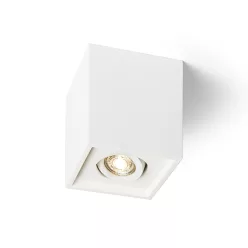 RENDL R13438 COLES SQ Kocka Mennyezeti Lámpa Gipsz IP20