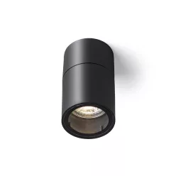   RENDL SORANO mennyezeti lámpa fekete műanyag 230V LED GU10 8W IP44