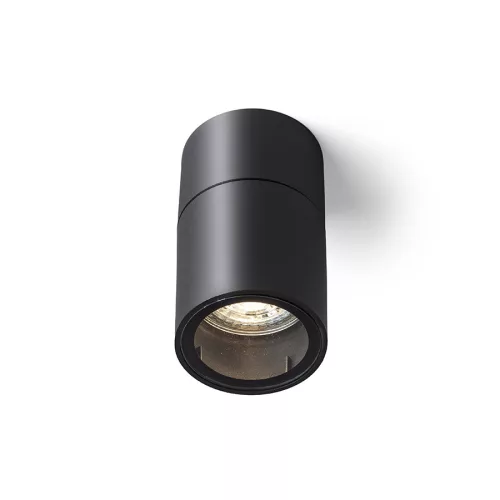 RENDL SORANO mennyezeti lámpa fekete műanyag 230V LED GU10 8W IP44
