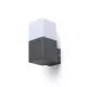 RENDL CLYDE fali lámpa antracit 230V LED E27 11W IP44