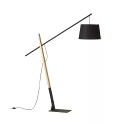 RENDL DANTE állólámpa fekete fa 230V LED E27 15W