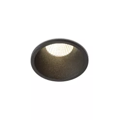   RENDL OWEN DIMM süllyesztett lámpa fekete 230V LED 7W 45° IP54 3000K - 1800K
