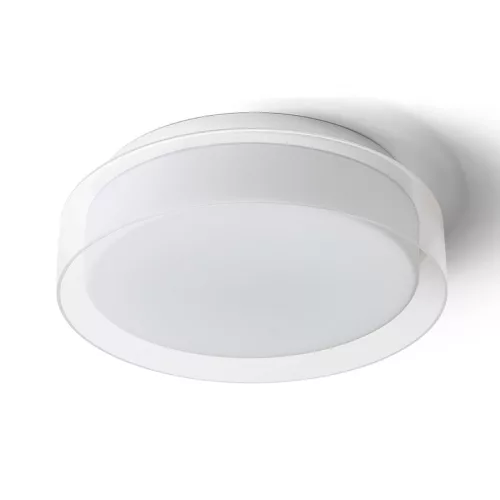 RENDL VENICE LED 30 mennyezeti lámpa átlátszó üveg/opálüveg/króm 230V LED 12W IP44 3000K
