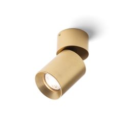   RENDL DARIO mennyezeti lámpa szálcsiszolt sárgaréz 230V LED GU10 9W