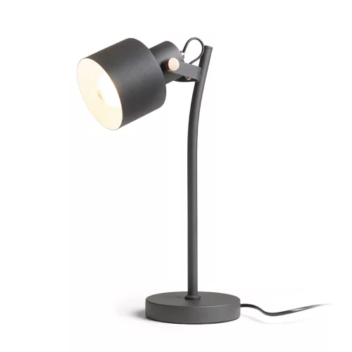 RENDL CELEIA asztali lámpa matt fekete szálcsiszolt réz 230V LED E27 11W