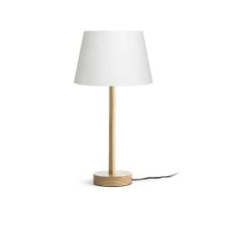   RENDL MAUI/ALVIS 24 asztali lámpa fehér fa 230V LED E27 11W