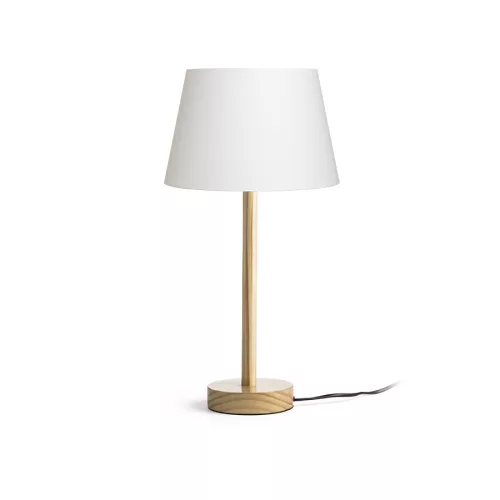 RENDL MAUI/ALVIS 24 asztali lámpa fehér fa 230V LED E27 11W