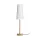 RENDL MAUI/CONNY 15/30 asztali lámpa Polycotton fehér/fa 230V LED E27 11W